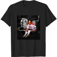 T-shirt classique Guy Lafleur 10 Légende du hockey canadien