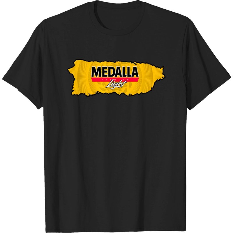 Medalla Light Puerto Rico Men's T-Shirt — Mens T Shirts