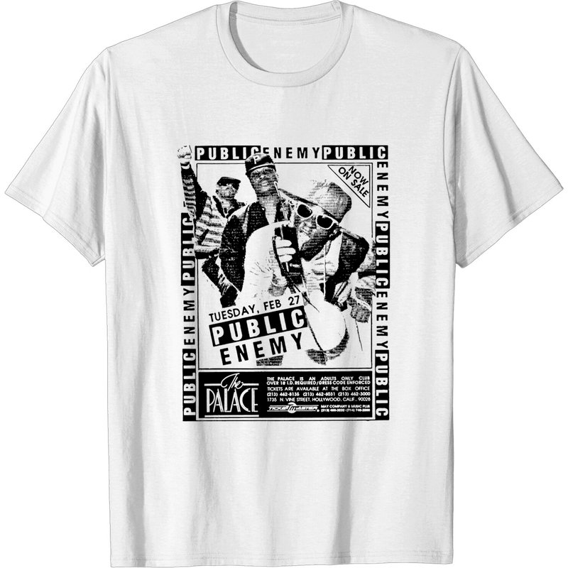 T-shirt Public Enemy pour hommes - Couleur royal — T-shirts pour hommes