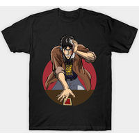 T-shirt pour hommes Kaiji Ultimate Survivor en noir — T-shirts pour hommes