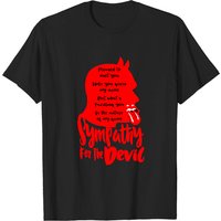 Sympathy For The Devil Men's Black Rock T-Shirt — Mens T Shirts