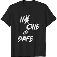 No One Is Safe T-shirt Slenderman Creepypasta pour hommes