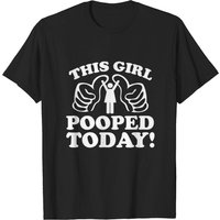 T-shirt pour hommes This Girl Pooped Today! en noir — T-shirts pour hommes