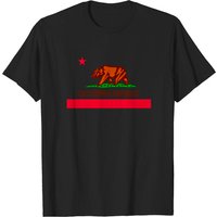 T-shirt pour hommes avec le drapeau de la République de Californie — T-shirts pour hommes