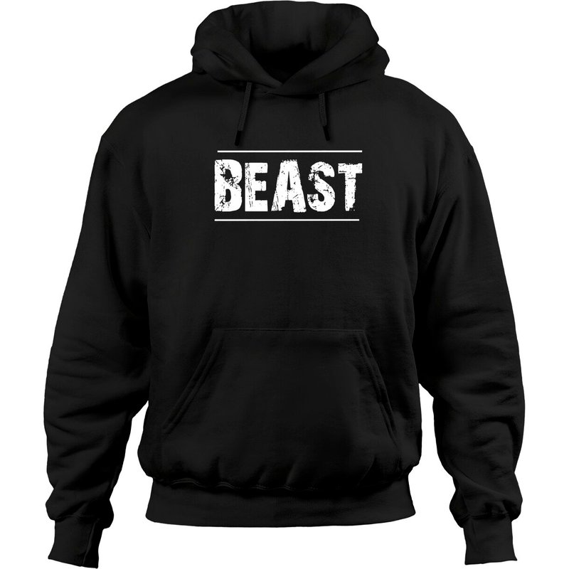 Beast Mode Unisex Black Hoodies