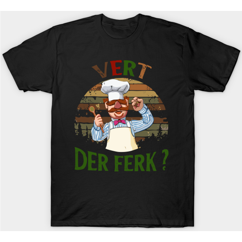 T-shirt Cool The Swedish Chef pour hommes en bleu royal — T-shirts pour hommes