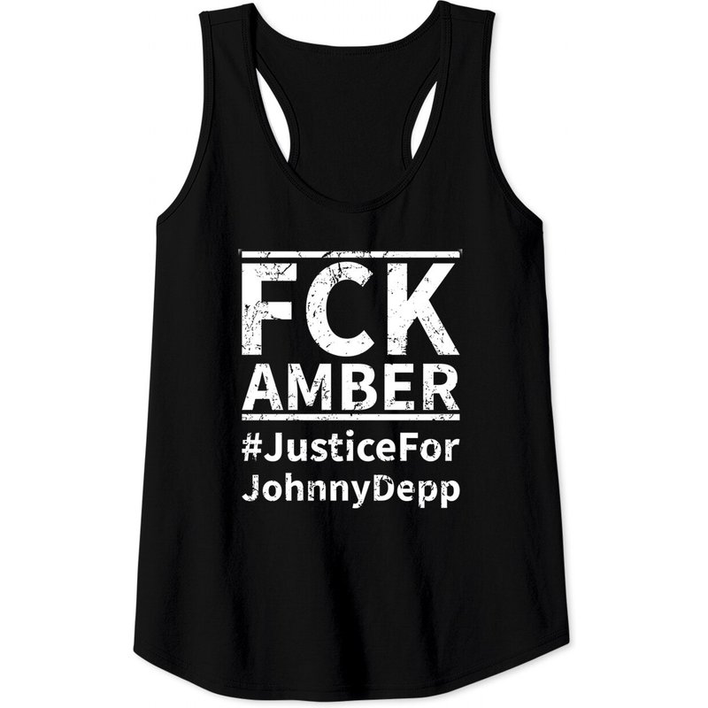Justice Pour Johnny Depp FCK Amber Débardeurs Classiques pour Hommes — T-shirts pour hommes