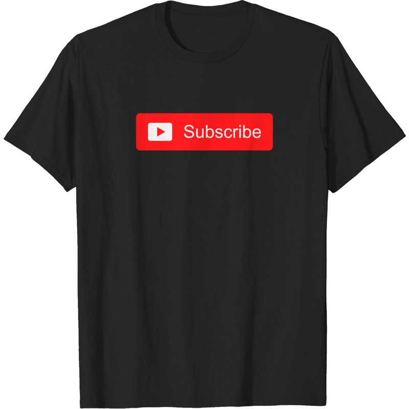 Subscribe Button Subscriber Gift T-Shirt for Men — Mens T Shirts