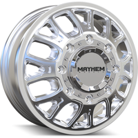 Mayhem 8107D Cogent Dually Polished Wheels - 17x6.5 - 8x200 — Wheels & Rims