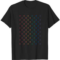 T-shirt pour hommes Rainbow Lightning Bolts