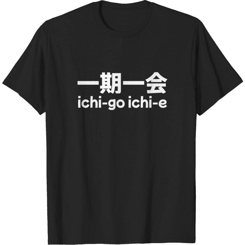 T-shirt Ichi-go Ichi-e pour hommes en noir — T-shirts pour hommes