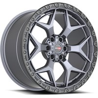 Vortek Off-Road VRT-603 Titanium Wheel with Black Finish 17x9