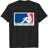 T-shirt pour hommes Major Depressive Disorder en noir — T-shirts pour hommes