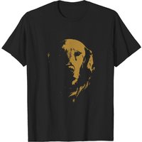 Golden Retriever Face Shadow Cap T-shirt for Men — Mens T Shirts