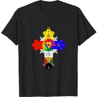 T-shirt pour hommes Rosy Cross Ordre Hermétique de l'Aube Dorée