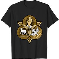 Holy Trinity Seal Men's T-Shirt in Black — Mens T Shirts