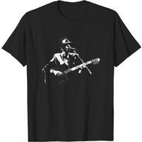 T-shirt Leonard Cohen Musique pour hommes - Noir
