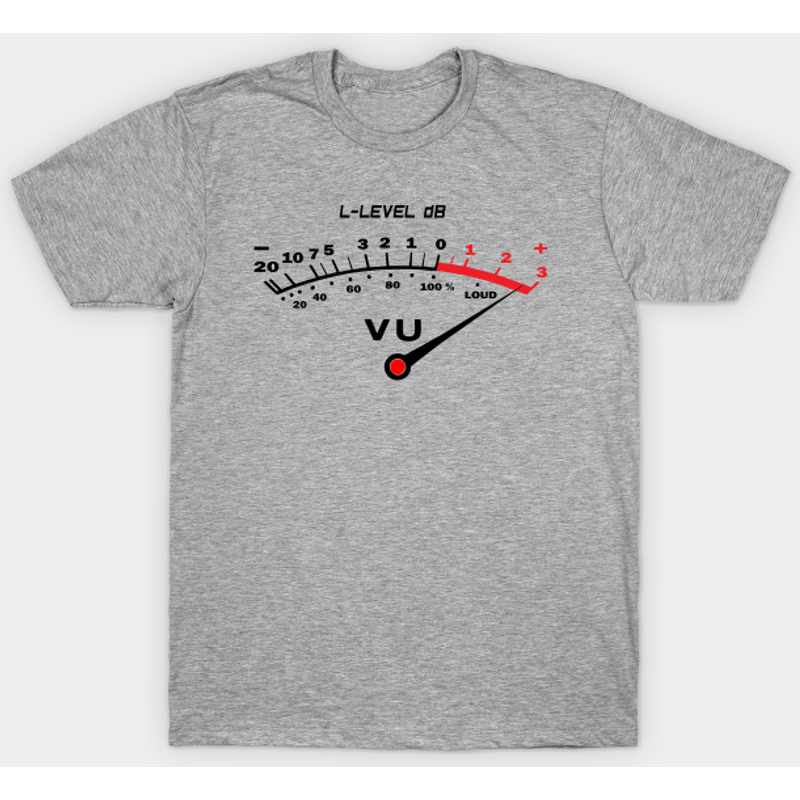 T-shirt pour hommes Volume Vu Meter en bleu royal