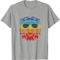 T-shirt Lion Reggae - Lion pour hommes en bleu royal