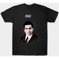 Srinivasa Ramanujan Maths T-Shirt for Men in Royal Blue