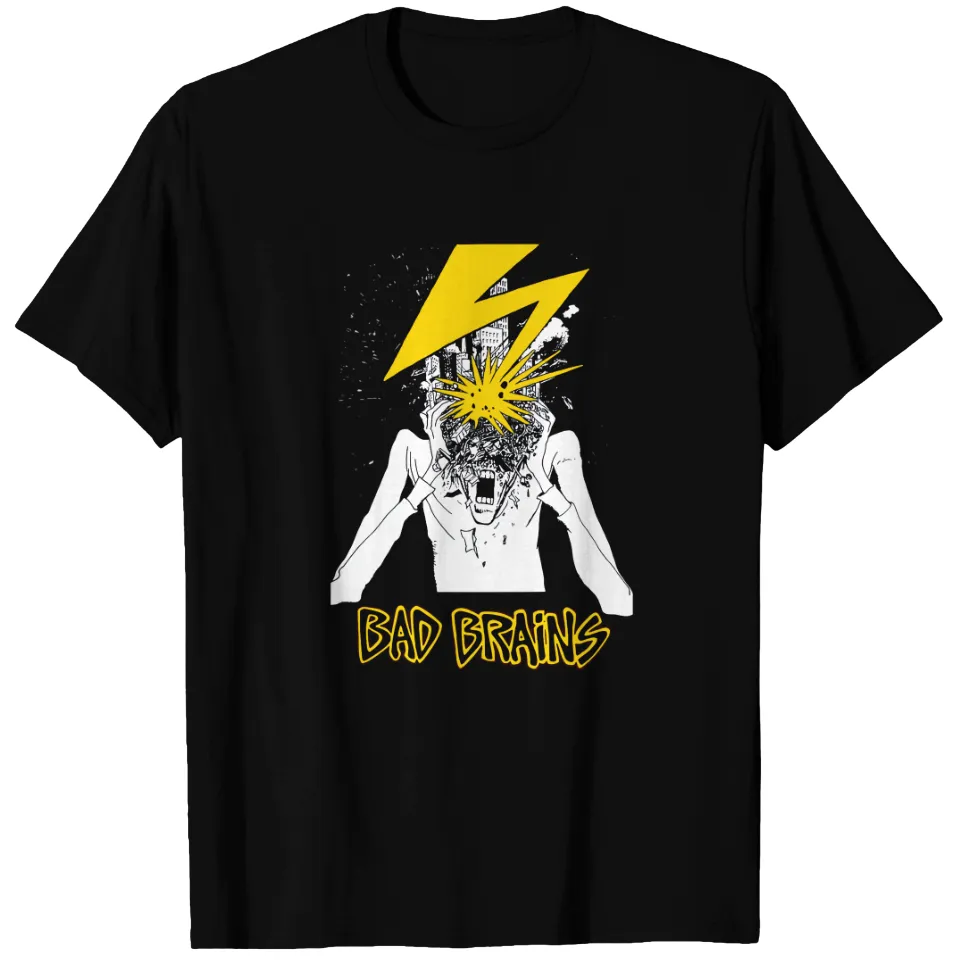 Bad Brains Men's Black T-Shirt — Mens T Shirts