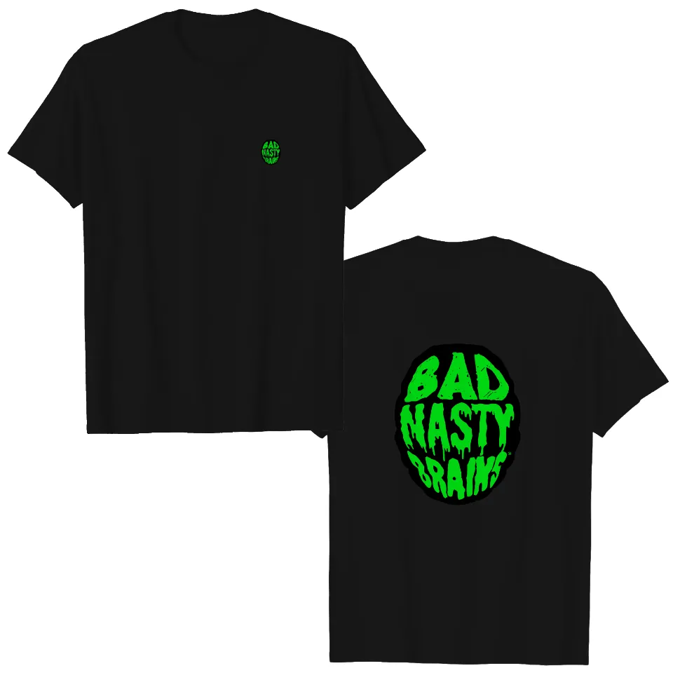 Bad Nasty Brains - Bad Brains Men's Black T-Shirt — Mens T Shirts