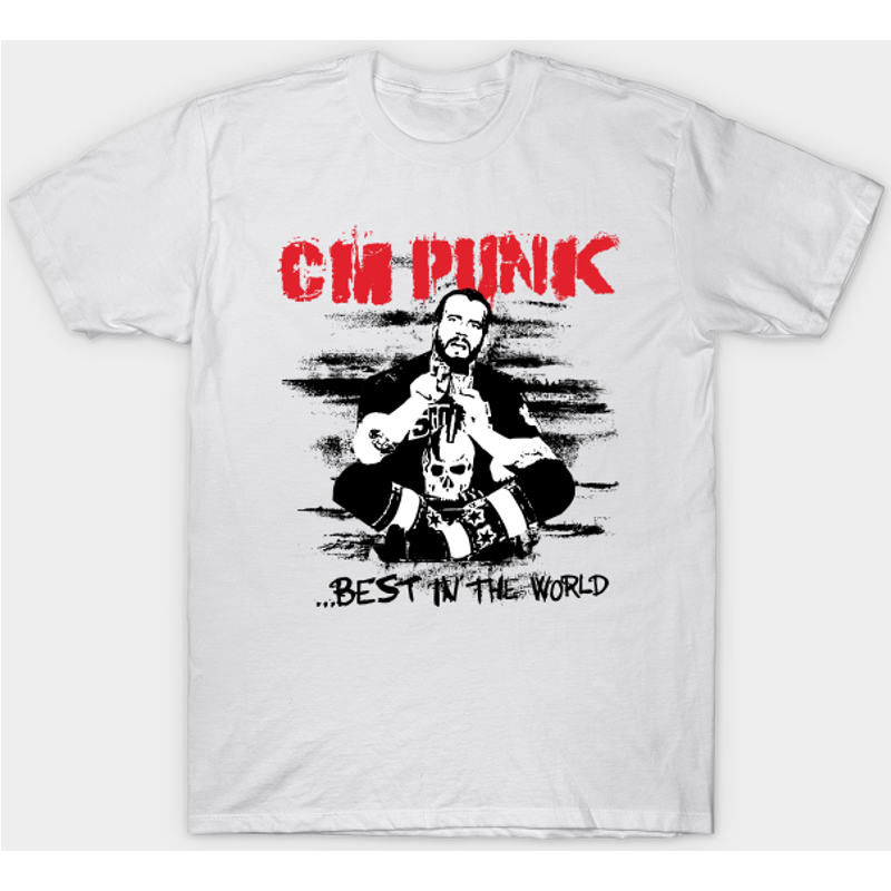 CM Punk x Rancid Men's T-Shirt in Royal Blue