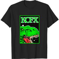 T-shirt Punk Rock Nofx pour hommes en noir