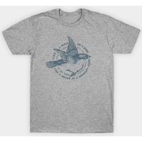 Bird On A Wire Lyrics Men's T-Shirt — Mens T Shirts