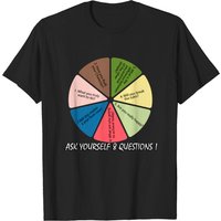 Pie Chart Men's T-Shirt - Black — Mens T Shirts