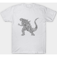 Kaiju 2 - Kaiju Men's T-Shirt in Royal Blue — Mens T Shirts