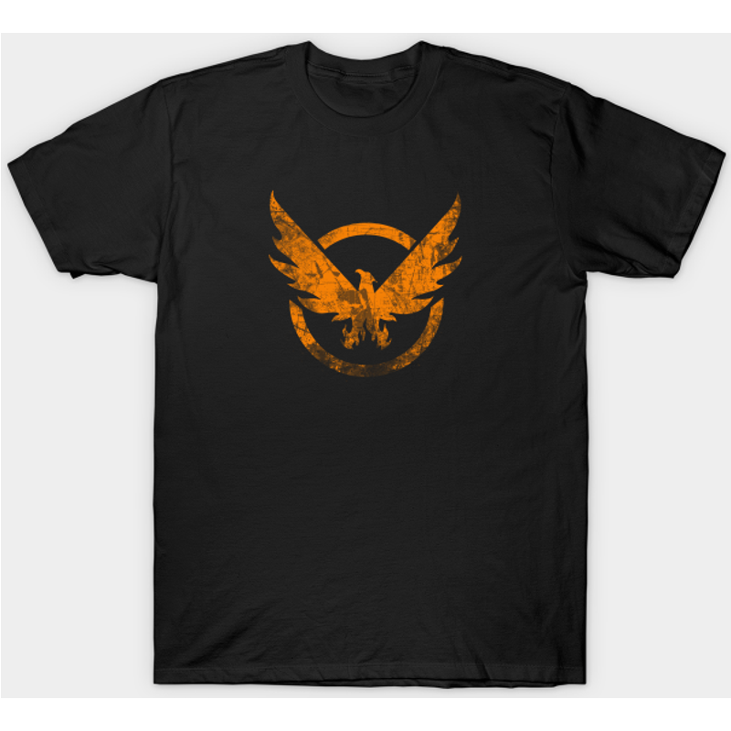 T-shirt pour homme avec logo grunge orange de The Division
