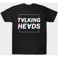 Talking Heads Glitch Men's T-Shirt in Royal Blue — Mens T Shirts