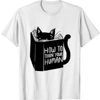 T-shirt Pour Hommes Comment Éduquer Votre Humain - Chats