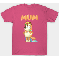 MUM Queen - T-shirt Cartoon Bluey pour hommes