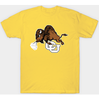 T-shirt Vintage Mascotte Ralphie le Bison de l'Université du Colorado