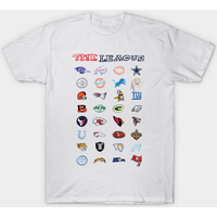 T-shirt de football The League pour hommes en noir