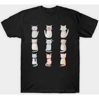 Cat Family Men's T-Shirt in Royal Blue — Mens T Shirts