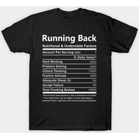 T-shirt Running Back pour hommes - T-shirt sur les facteurs nutritionnels