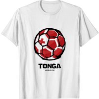 T-shirt Drapeau National de Football de Tonga pour Hommes