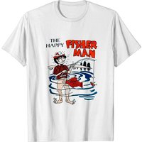 T-shirt Tendance pour Hommes The Happy Fisherman — T-shirts pour hommes