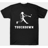 T-shirt pour hommes Touchdown Baseball en bleu royal