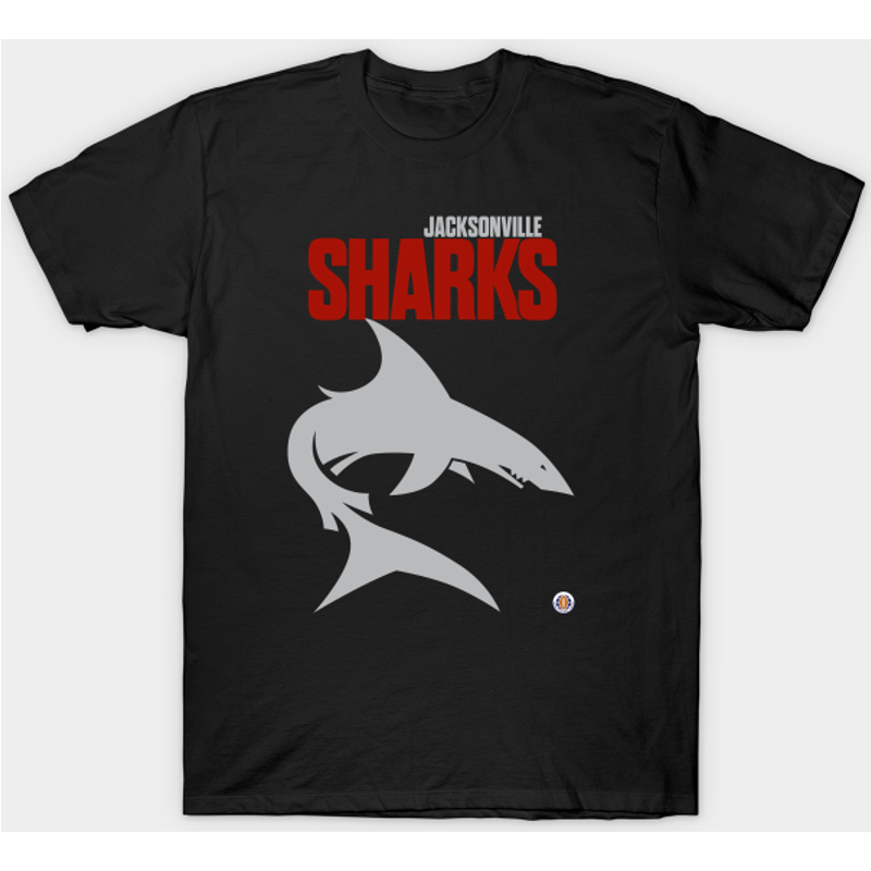 T-shirt pour hommes Jacksonville Sharks - Ligue mondiale de football — T-shirts pour hommes