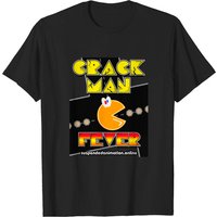 T-shirt pour hommes Crackman Fever en noir