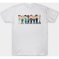 Complete Team Psych Chibi Characters T-Shirt — Mens T Shirts