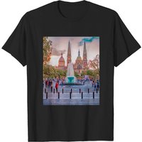 T-Shirt Guadalajara City pour hommes en noir