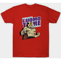T-shirt L'Uomo Tigre Wrestling pour hommes en noir