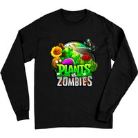 T-shirt à manches longues Plants Vs Zombies pour unisexe — T-shirts pour hommes