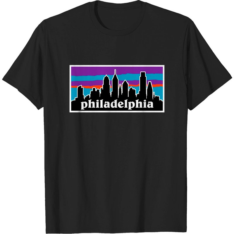T-shirt pour hommes Philadelphia Outdoors - Noir — T-shirts pour hommes