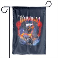 Drapeau de jardin unisexe Trivium : Death Rider — Drapeaux décoratifs
